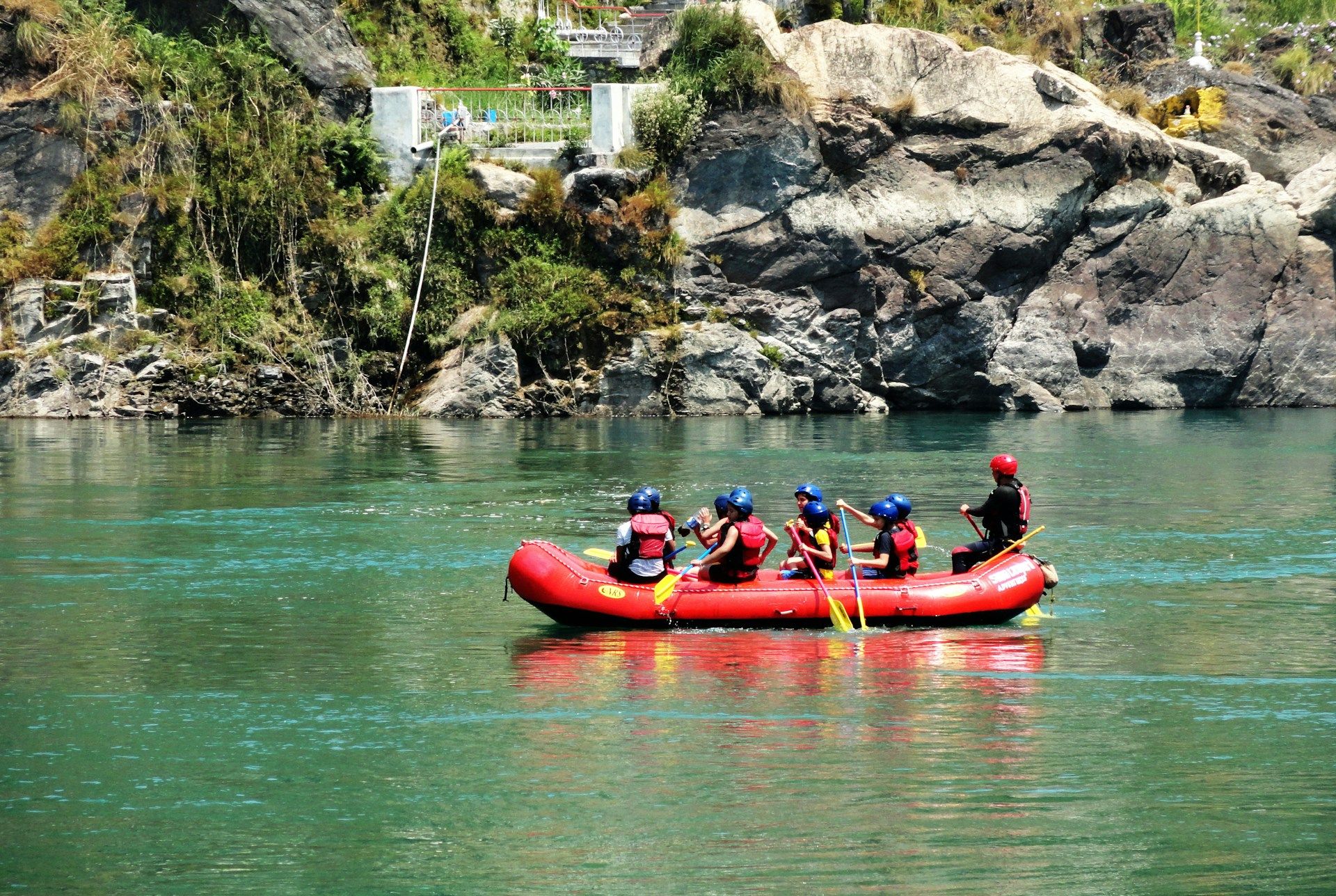 Kayaking and water activities